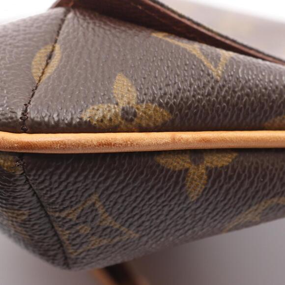 LOUIS VUITTON Brown Monogram Leather Shoulder Bag - Picture 8 of 12